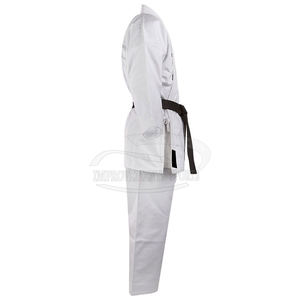 Uniforme de Karate Ligero 100% Algodón para Hombres Adultos, Colores Personalizados, Ropa de Artes Marciales, Mejoras del Fabricante OEM - Product Image 6