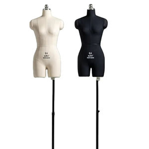 Maniquí de corte tridimensional de media longitud para diseño de ropa de mujer, marco de modelo de corte de cuerpo humano - Product Image 1