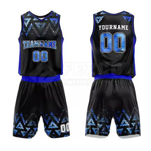 เครื่องแบบกีฬาของผู้ชายเครื่องแบบใส่สบายสำหรับใส่เล่นบาสเก็ตบอลดีไซน์ใหม่แบบสั่งตัดได้ - Product Image 1