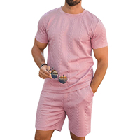 Ensemble T-shirt et short pour homme, tendance, décontracté, respirant, de haute qualité, deux pièces, personnalisation de la marque disponible, ODM disponible