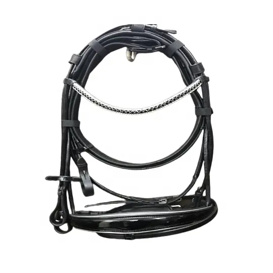 Top Sell 2022 Horse Bridle Anatomic Bridle with Crystal Brow Equestrian Horse Riding Bridle For Sale Wholesale Prices