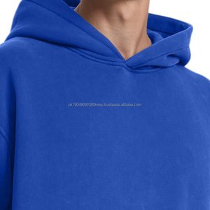 Sweat-shirt streetwear OEM, lavage intensif, vintage, pour homme, pull oversize avec impression délavée à l'acide, coton mélangé lourd personnalisé - Product Image 2