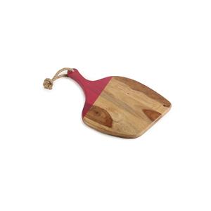 Planche à découper en bois naturel brun, best-seller, pour cuisine et hôtels, avec nœud en corde sur le dessus, étiquetage privé - Product Image 4