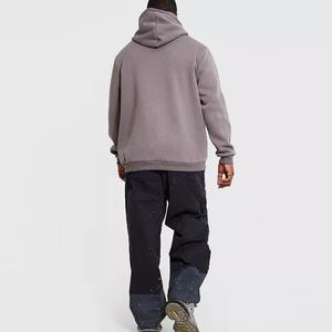 Pull personnalisé couvrant le visage à capuche 100% coton polaire hiver pour hommes extérieur Streetwear - Product Image 2