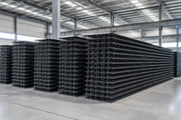 Plancher en treillis métallique robuste pour entrepôt, panneaux de plancher en métal composite renforcé