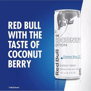 Meilleure qualité Red Bull Coconut Edition, baies de noix de coco, 8.4 floz, paquet de 24 canettes - Product Image 4
