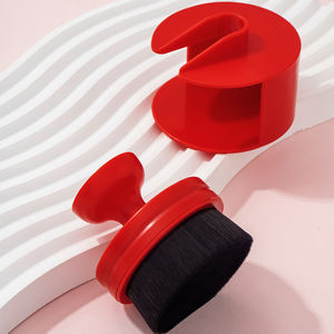 Rouge plat rond Portable mélange maquillage pinceau poudre Blush liquide Kabuki <span class=keywords><strong>fond</strong></span> <span class=keywords><strong>de</strong></span> <span class=keywords><strong>teint</strong></span> pinceau - Product Image 5