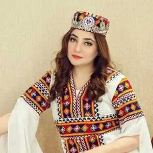 Ropa de mujer de gasa de seda transpirable, vestido Vintage afgano, trajes estampados, moda Nuristan Kabul, conjunto de vestido étnico Maxi para niñas - Product Image 4