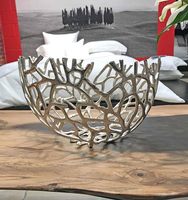 Bruiloftsfeest Levert Metalen Dubbele Toon Ronde Decoratieve Kom Uit India Export Kwaliteit Metalen Kom Indian Stijl Metalen Kom
