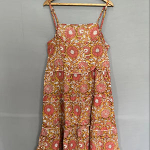 Vestido occidental de longitud media estilo americano europeo vestido estampado de lino con cuello en V almohadilla en el pecho fino MIDI ajustado vestido de longitud media para mujer - Product Image 1