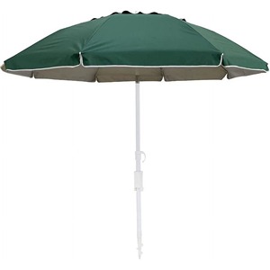 Parasols d'extérieur imprimés sur mesure Grand <span class=keywords><strong>parasol</strong></span> de plage vert <span class=keywords><strong>UV</strong></span> <span class=keywords><strong>50</strong></span> + avec sac de transport - Product Image 1
