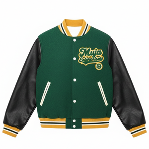 Chaqueta Deportiva Acolchada |   Cuello alto y logotipo frontal |   Resistente al viento y antibacteriano |   Proveedor de Ropa al Por Mayor OEM - Product Image 1