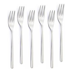 Juego de Tenedores para Postre VENICE de Acero Inoxidable Cromado Pulido, 6 Piezas, PL6180VC10, para Experiencias Gastronómicas Elegantes - Product Image 1