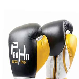 นวมชกมวยหนังสำหรับผู้ชายถุงมือชกมวยหนังแท้ผลิตจากโรงงาน - Product Image 3