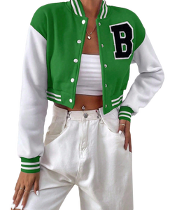 Blouson aviateur unisexe personnalisé pour Chicago toile col montant logo avant élégant Streetwear vêtements d'extérieur - Product Image 1