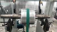 Machine d'équilibrage dynamique haute précision 7,5 kW avec une précision de 0,15 g.mm/kg pour les grands rotors de moteurs