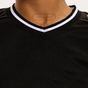 Nouveau style tendance Maillot de football américain Haute qualité Respirant Grande taille Manches courtes 100% polyester pour enfants - Product Image 5