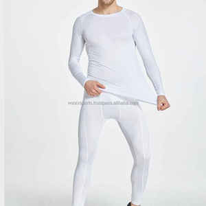 New <b>Thermal</b> <b>Men's</b> Sports Top Quality Running Compression Long Johns Set Soft Cotton Long Johns For <b>Men</b> Cusyom Logo Design - Product Image 2