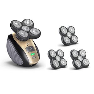 Afeitadora Eléctrica Recargable por USB para Hombres y Mujeres, Afeitado Rápido y Suave, 5 Cuchillas Flexibles, Resistente al Agua IPX7, para Uso Corporal - Product Image 1