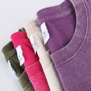 เสื้อยืดผู้ชายไซส์ใหญ่ พิมพ์ลายโลโก้ด้วยผ้าไหม พิมพ์ลายสกรีน ผ้าฝ้ายแท้ 100% สไตล์วินเทจ ลุคสตรีทแฟชั่น เป็นมิตรกับสิ่งแวดล้อม - Product Image 5