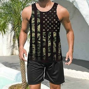 เสื้อกล้ามผู้ชายมาใหม่เสื้อกล้ามผู้ชายแบบสั่งตัดไซส์ใหญ่เสื้อกล้ามแห้งเร็วระบายอากาศได้ดี - Product Image 4