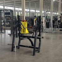 Machine Commerciale Combinée Extension et Flexion des Jambes, Sélecteur de Poids, Double Fonction, Entraîneur Quad Hamstring, Réglage par Came Rouge, Tube Ovale