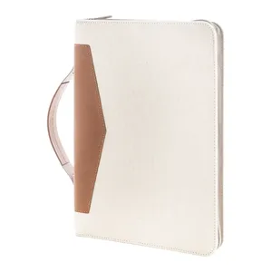 "Sustainable Carbasa Zip <b>Document</b> <b>Holder</b> for Eco-Friendly Merchandising" - Product Image 1