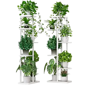 Metal <b>Plant</b> <b>Stand</b> Indoor Outdoor Flower <b>Pot</b> Holder Elevated Sturdy Stylish Decorative Home Garden Accessory - Product Image 1