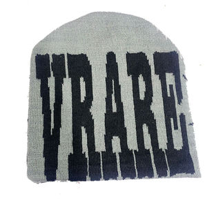 Gorro de invierno unisex con logotipo personalizado, gorros de lana 100%, gorro de punto Jacquard, gorro al por mayor, accesorios de invierno para adultos a juego, viaje - Product Image 1