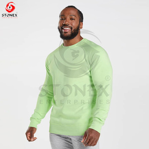 Sweat-shirt pour homme hiver lourd personnalisé en laine doublée de polaire avec motif solide et impression numérique logo personnalisé - Product Image 5