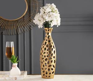 Stylish Metal Flower Vase for Home Hotel <b>Decorative</b> Tabletop Display - Product Image 2