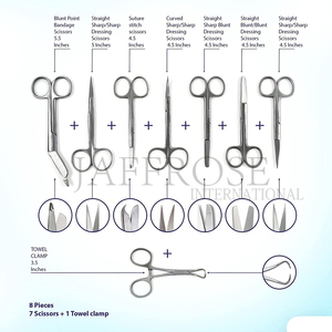 Kit de dissección avanzado para Laboratorio de Biología, conjunto de dissección de anatomía para estudiantes de medicina y veterinaria con acero inoxidable, 160 Uds. - Product Image 6