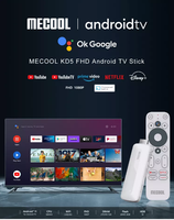Mecool KD5 FHD TV Stick Android 11 1080P Boîtier TV intelligent BT5.0 1 Go 8 Go WiFi 2.4G/5G HDR 10+ Mini lecteur multimédia Dongle NOUVEAU 2022