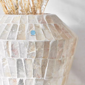 Práctico y elegante en tendencia 100% Material natural Decoración de mesa Jarrón de nácar - Product Image 3