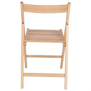 WELL HOME FURNITURE & DECORATION Set di 4 Sedie da Giardino BAS in Finitura Legno di Faggio Verniciato - Product Image 5