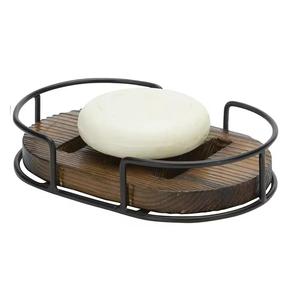 Porte-savon en bois artisanal, élégant porte-savon de bain avec accessoires de salle de bain - Product Image 1
