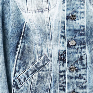 Veste en jean surdimensionnée sur mesure pour hommes, dernière conception, veste en jean pour hommes à bas prix - Product Image 6