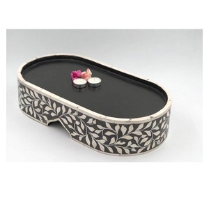 Nuevo Soporte para Pastel de Cumpleaños de Madera con Incrustaciones de Nácar de Lujo, Certificado por EPCH, Decoración para el Hogar Hecha en India - Product Image 5