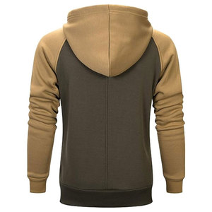 เสื้อฮู้ดสีตัดกันสำหรับผู้ชายเสื้อสเวตเชิ้ตกีฬาแขนยาวเสื้อมีฮู้ดแบบมีกระเป๋าสำหรับฤดูใบไม้ผลิ - Product Image 6