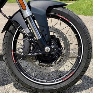 Kit Adesivi per Cerchioni Moto Compatibili con Moto Guzzi Stelvio Duecento Tributo - Product Image 1