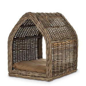 Cama para mascotas de ratán hecha en vietnamita, casa para perros y gatos con diseño sólido de algas marinas para Amazon FBA Ready - Product Image 3