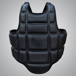 Protège-poitrine et ventre en cuir 2023 pour la boxe et le Muay Thai – Protection corporelle pour l'entraînement - Product Image 4