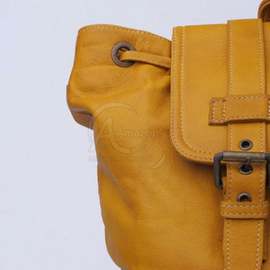 Hot Sale Made In Pakistan Leather <b>Backpack</b> Custom Logo <b>Lightweight</b> Leather <b>Backpack</b> - Product Image 4