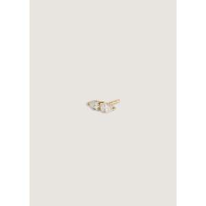 Boucles d'oreilles en diamant style poire ange - Product Image 1