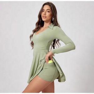 Professional Lightweight Breathable Tennis Team Uniform Tennis Shirt And Skirt Shorts Professional Sportswear - Product Image 2