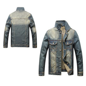 New Cotton Denim <b>Jacket</b> <b>Men</b> Casual Factory Wholesale High Quality Brand Autumn Slim Fit Fashion Classic Denim <b>Men's</b> <b>Jackets</b> - Product Image 6
