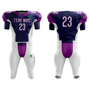 Uniforme de fútbol americano personalizado de Venta caliente 100% poliéster ligero cómodo Jersey adultos ropa de entrenamiento diseño OEM - Product Image 4