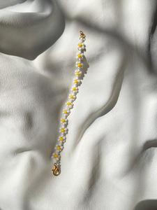 Collier de bijoux en perles de Bohême personnalisé pour femmes perles de verre colorées crème perle et cristal offres en gros - Product Image 6