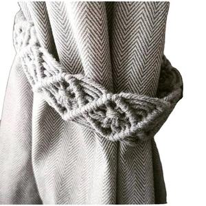 Decorative Jute Curtain Tie Back in High-Quality Jute Rope with Natural Finished for Home Hotel and Restaurant Curtain Holders - Product Image 1