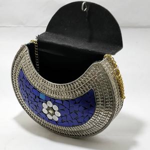 Sac à main de luxe en résine et métal Sac de soirée multicolore à la mode Cadeau pour dames - Product Image 3